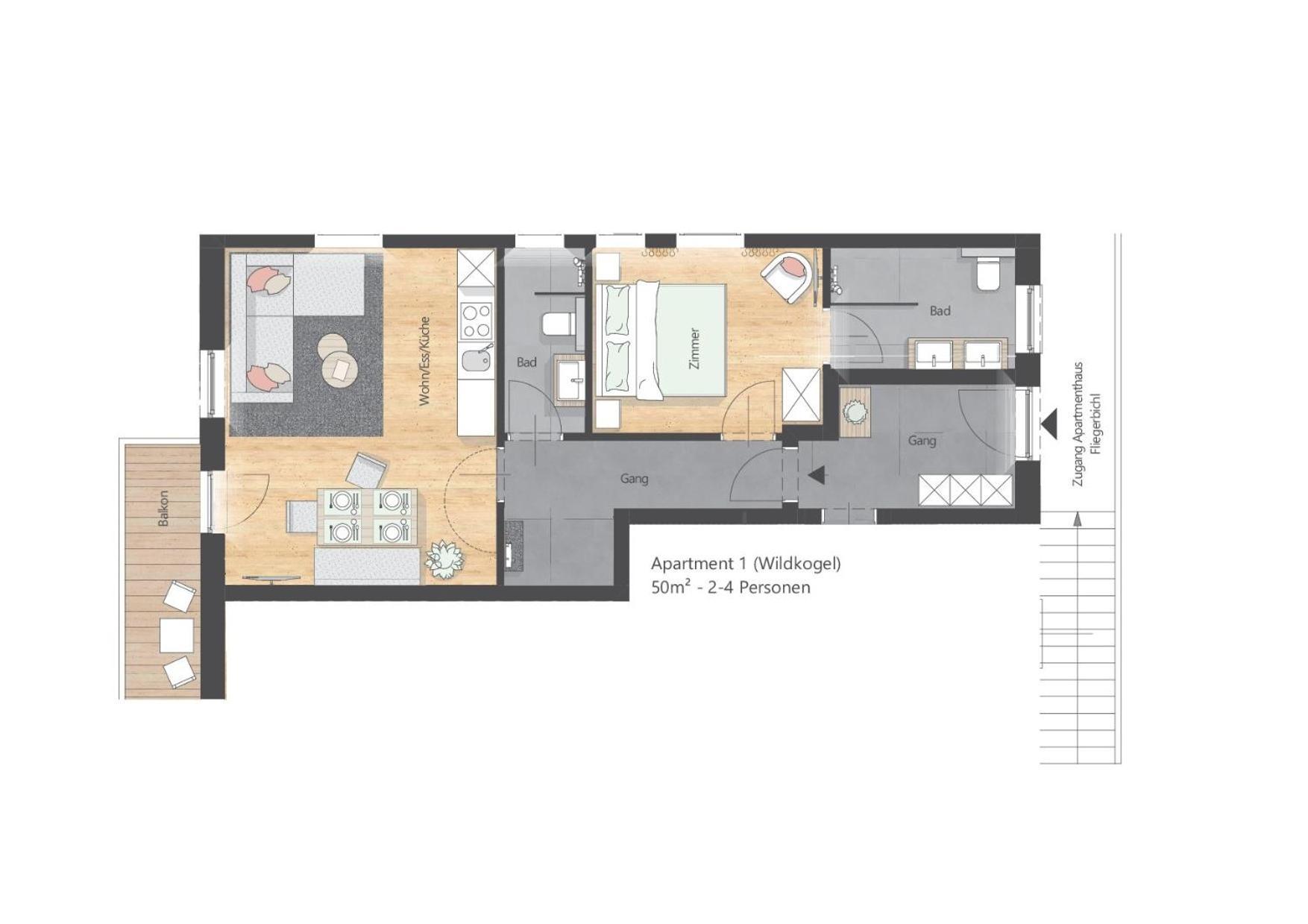 Apartments Fliegerbichl - Familie Voithofer Bramberg am Wildkogel Exterior foto
